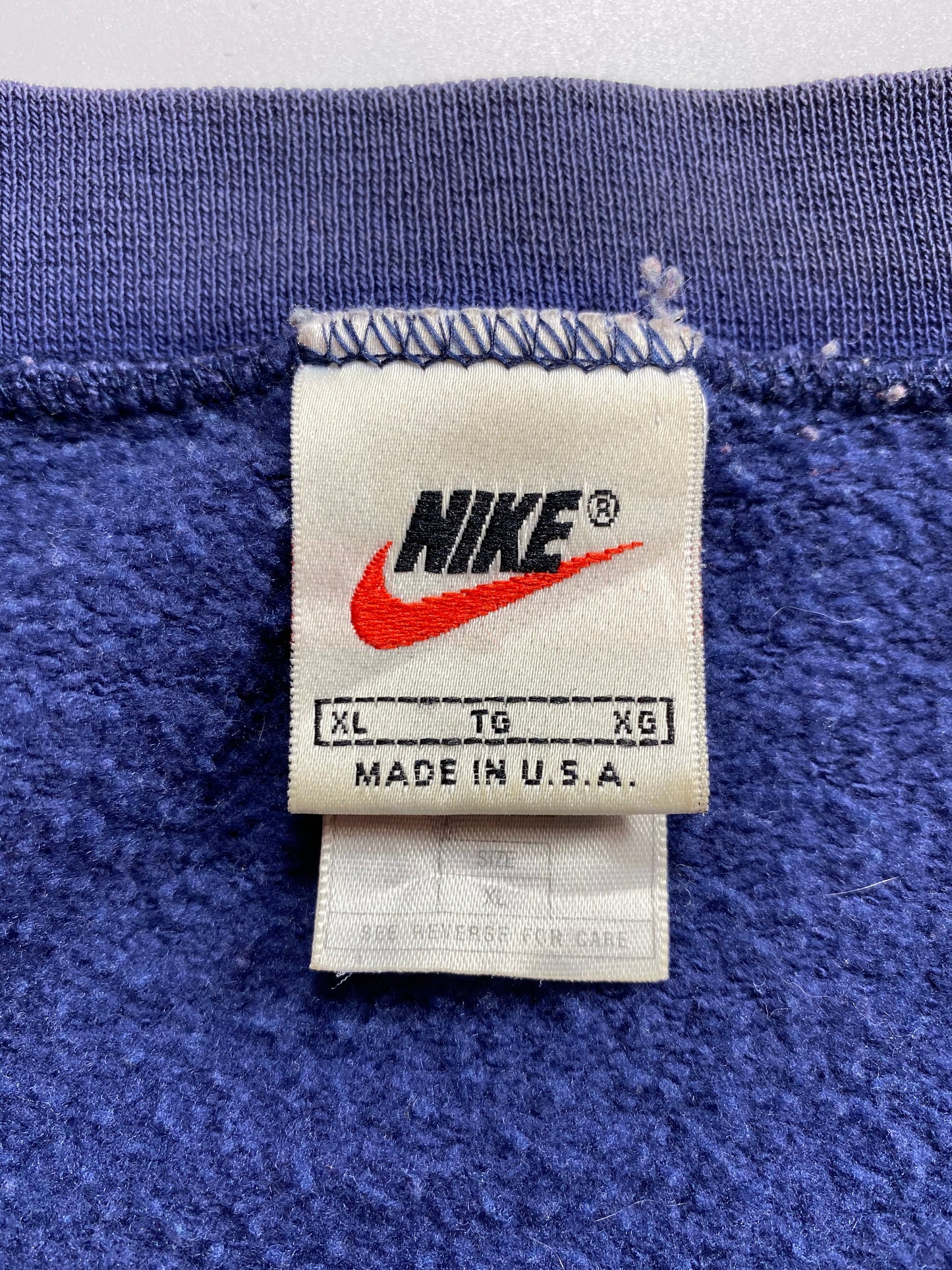 90’s NIKE Syracuse Orange Football Made in USA Size XL Vintage Sweat-shirt / 7164