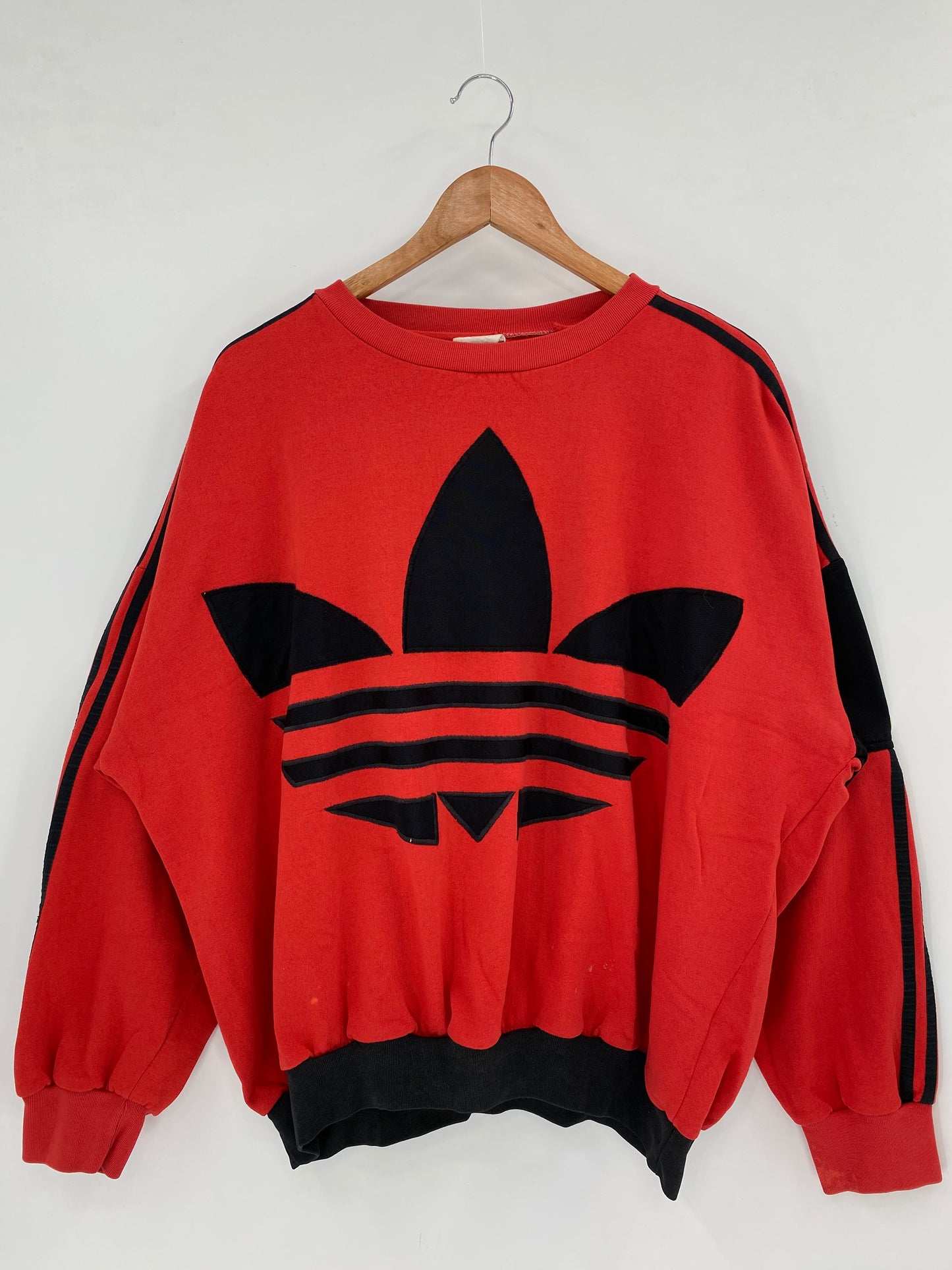 90’s ADIDAS Size No Tag (APPROX.M-L) Vintage Sweat-shirt / K3196