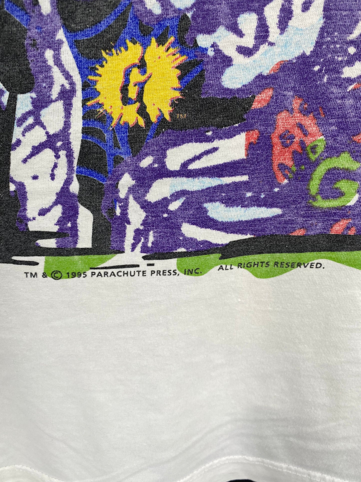 1995 GOOSE BUMPS Size No tag(Approx.L) Vintage T-Shirts / A6217