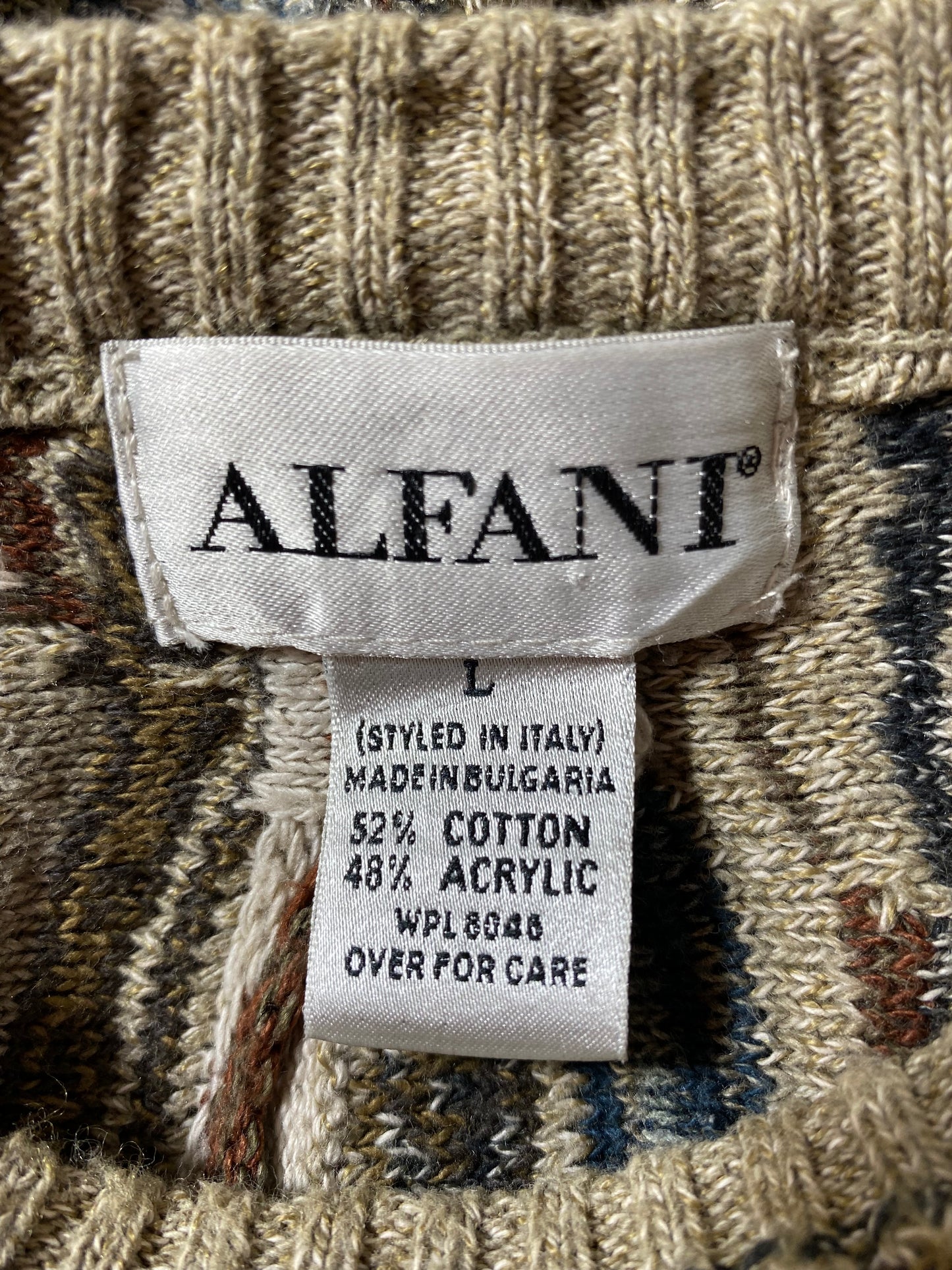 Vintage 3D COOGI- Style Size L Knit Sweater / K2233