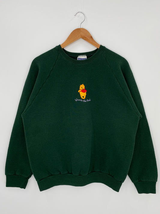 00’ DISNEY WINNIE THE POOH Size L Vintage Sweat-Shirt  / K1322