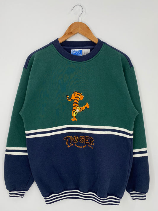 00’ DISNEY TIGGER Size M Vintage Sweat-Shirt  / K1316