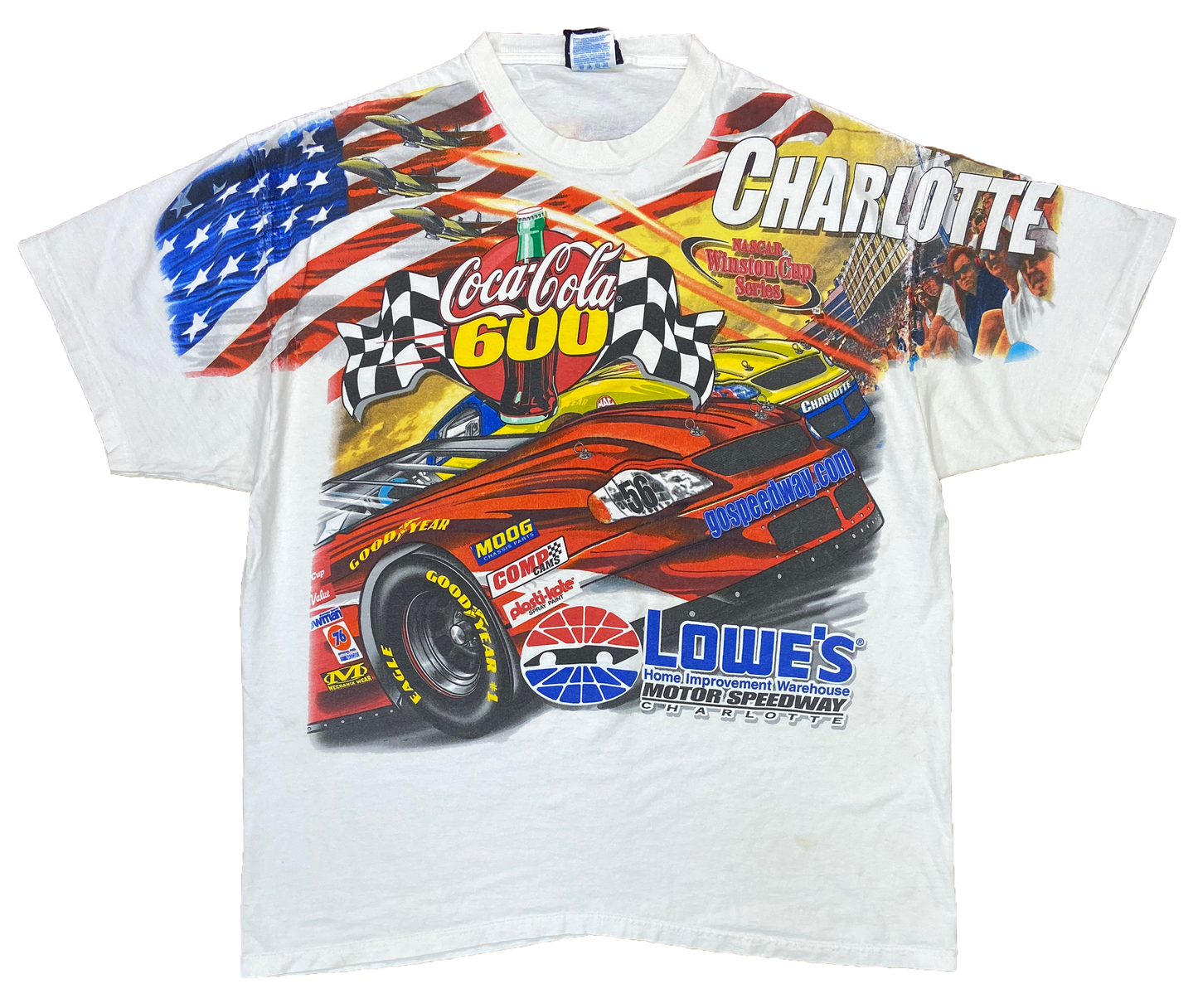 Vintage Lowe's NASCAR Winston Cup Racing T-Shirt / 2905