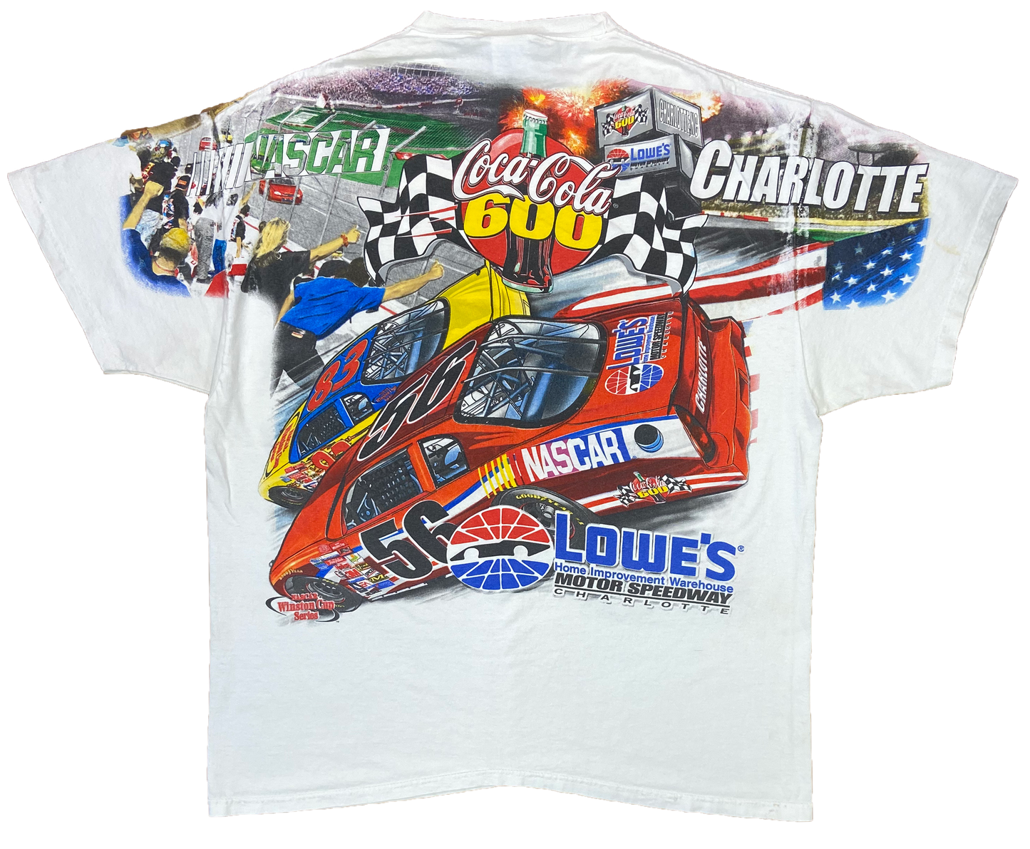Vintage Lowe's NASCAR Winston Cup Racing T-Shirt / 2905