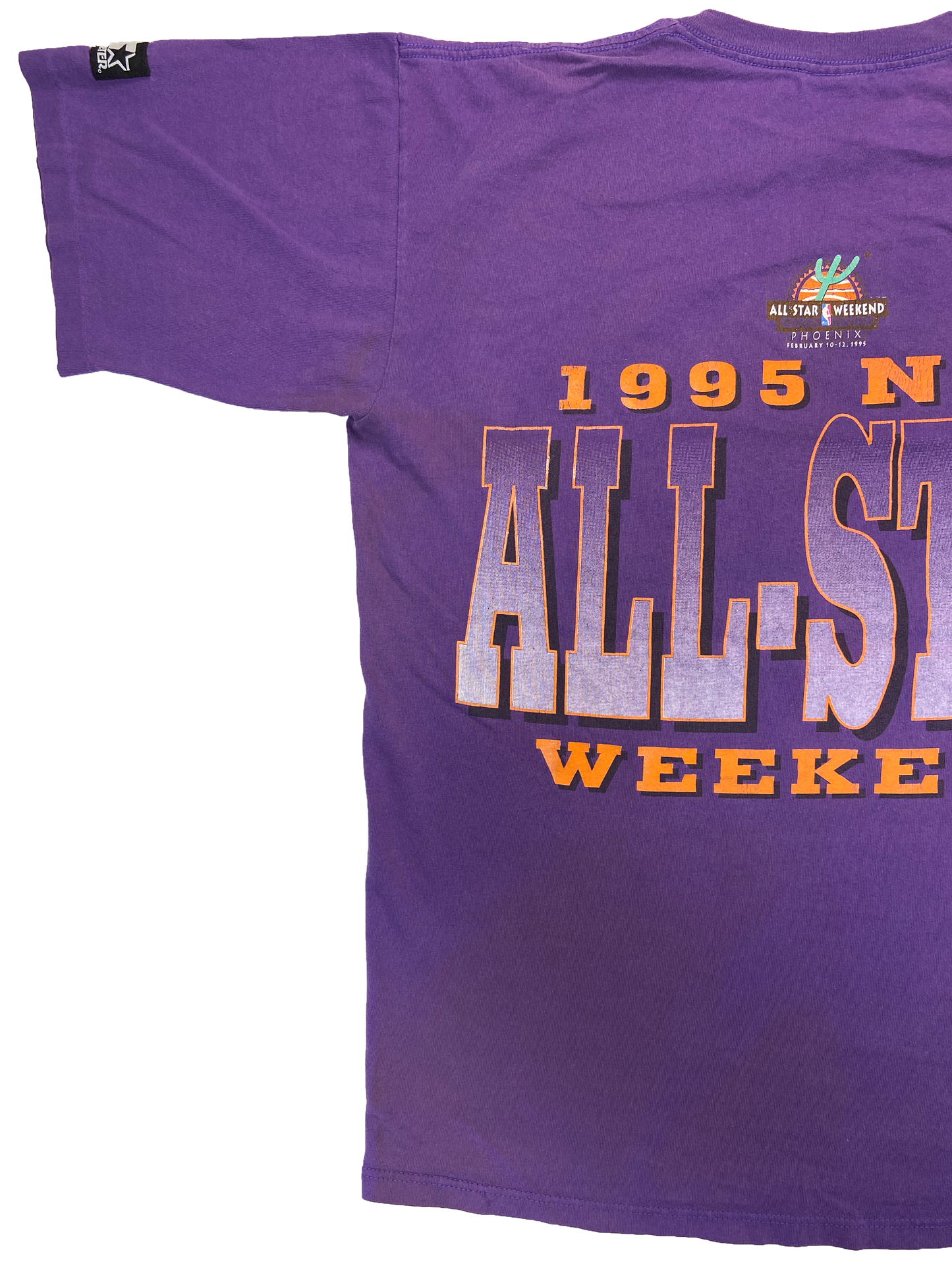 1995 Starter NBA All Star Weekend Phoenix Made in USA Vintage T-Shirts / 2947