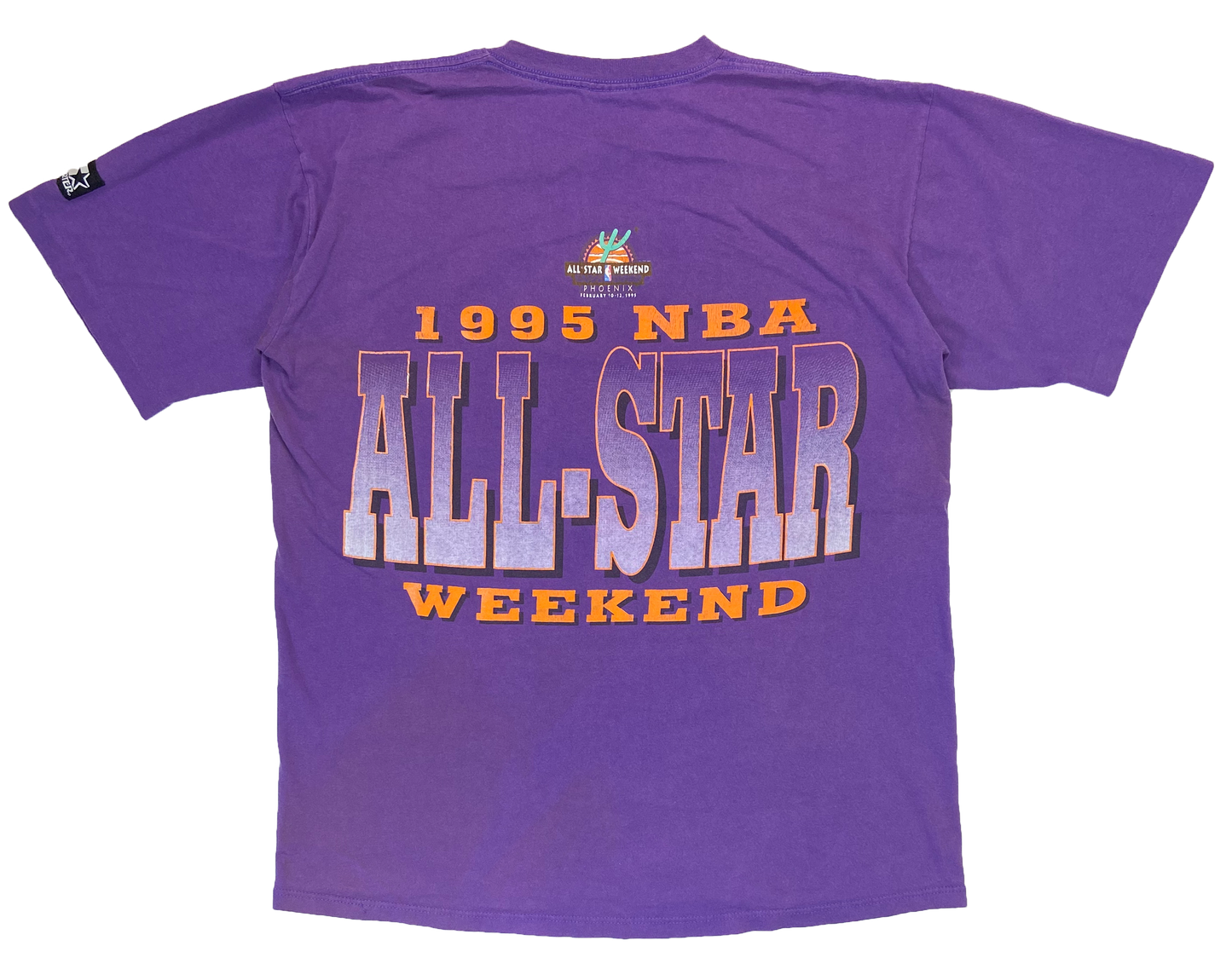 1995 Starter NBA All Star Weekend Phoenix Made in USA Vintage T-Shirts / 2947