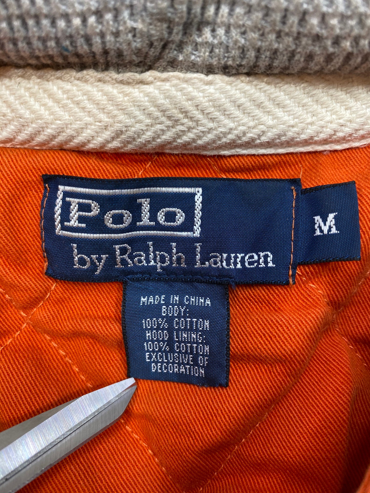 Vintage Polo Ralph Lauren Ski Patrol Hoodie Rugby-Shirt / 4967