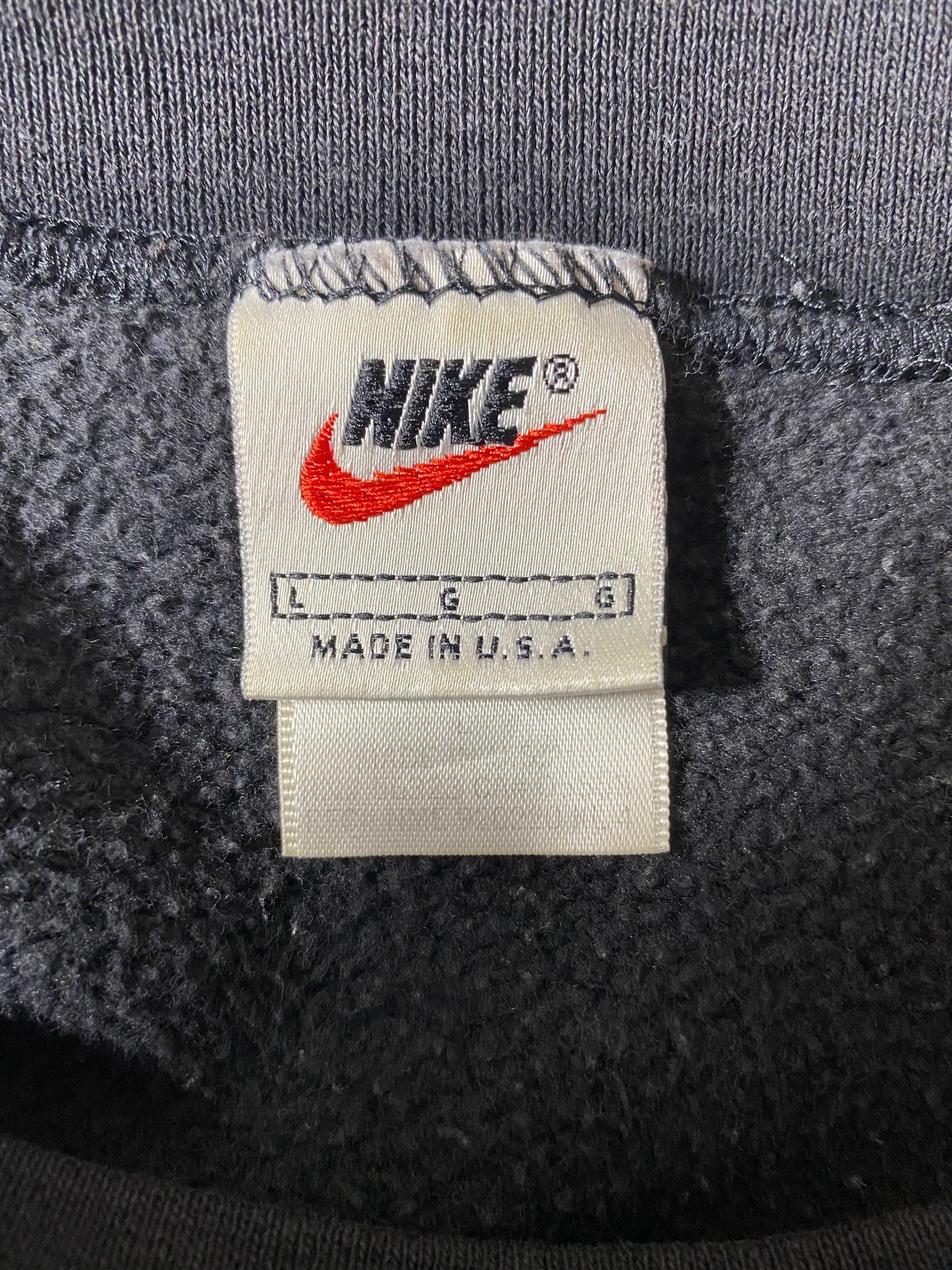 90's NIKE LOGO Made in USA Size L Vintage Sweat-Shirt / K3178
