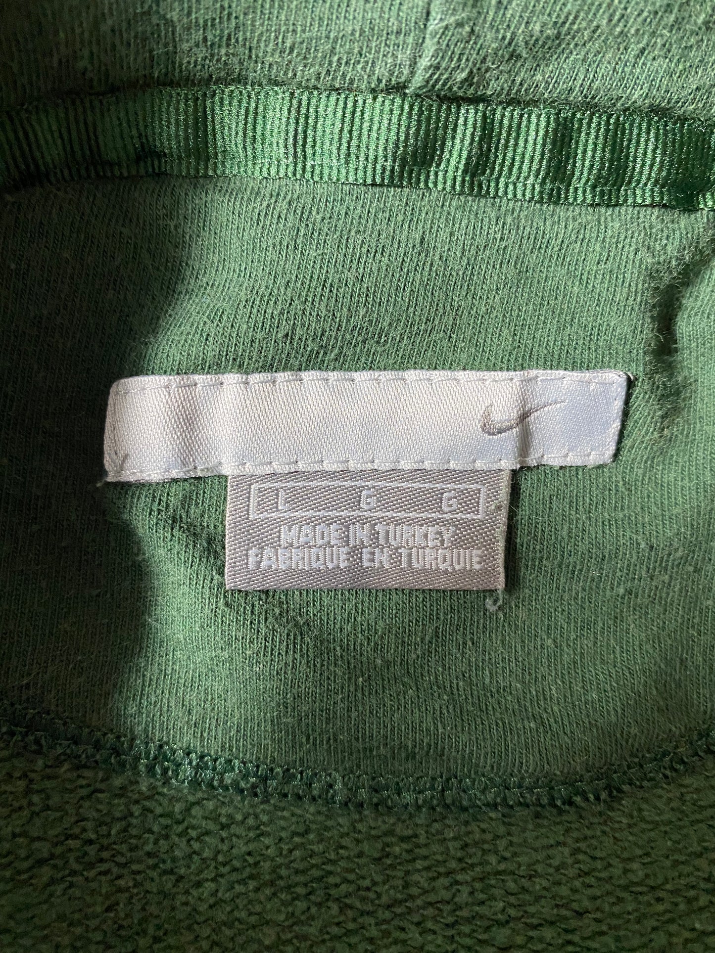 00' NIKE LOGO Size L Vintage Hoodie Sweat-Shirt / K3181