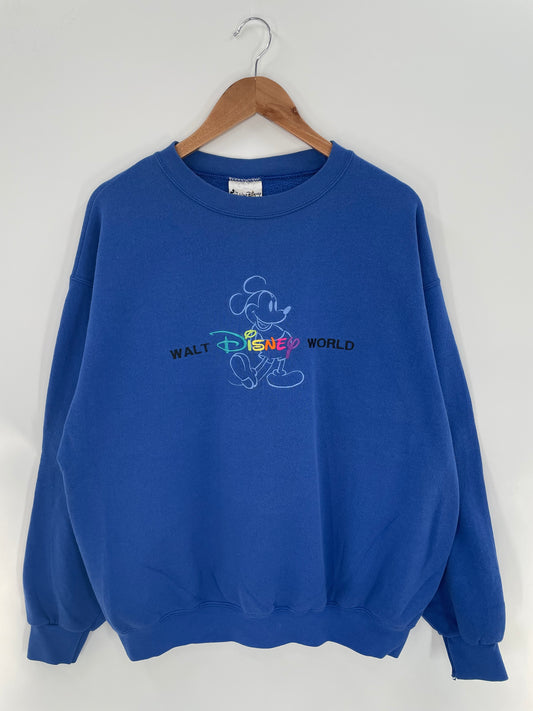 00’ WALT DISNEY WORLD Approx. Size L Vintage Sweat-shirt / K3269