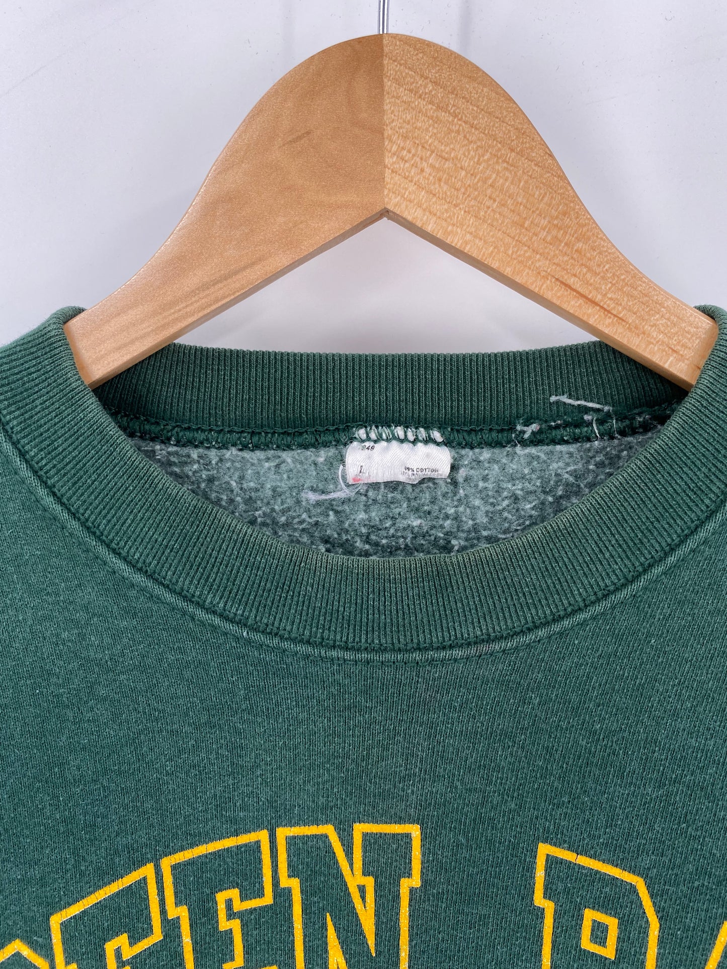 90's GREENBAY PACKERS Size L Vintage NFL Sweat shirt / K3095