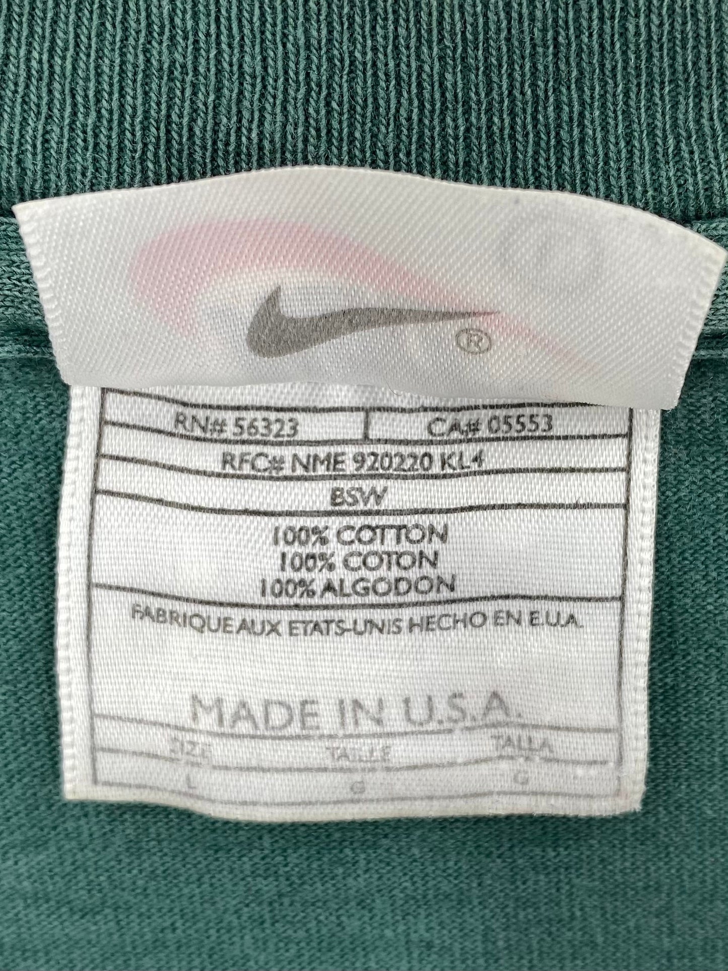 90’s NIKE AIR Made in USA Size L Vintage T-Shirt / K7856