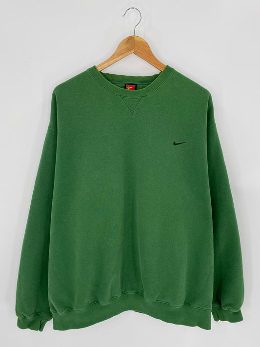 90’s NIKE Mini Swoosh Size XL Vintage Sweat-shirt / 7219