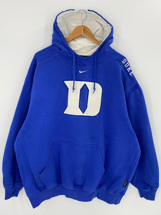 00’ NIKE DUKE Size XXL Vintage Hoodie Sweat-shirt / 8209
