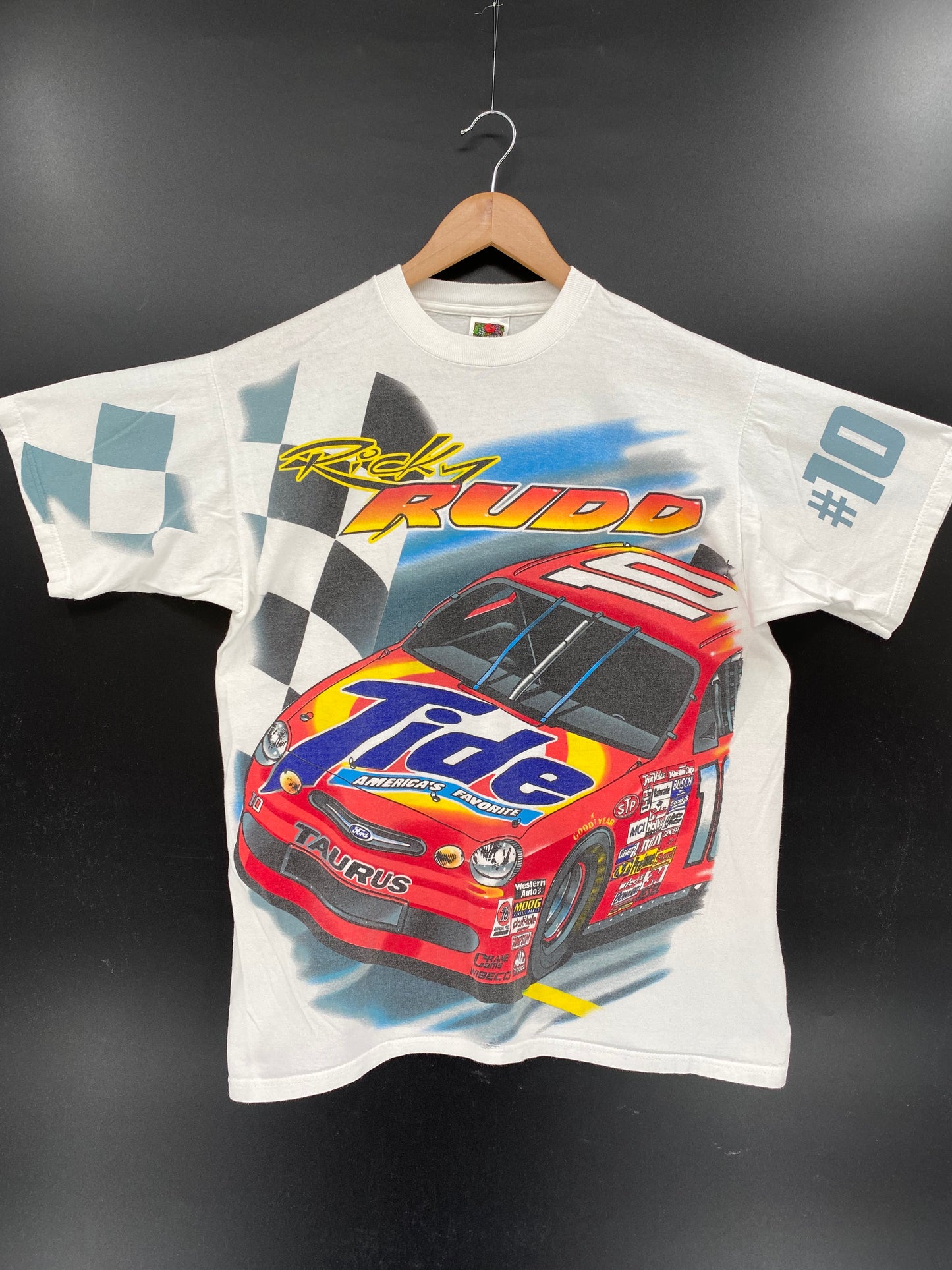 Vintage RICKEY RUDD x TIDE Size L Racing T-Shirt / K3743