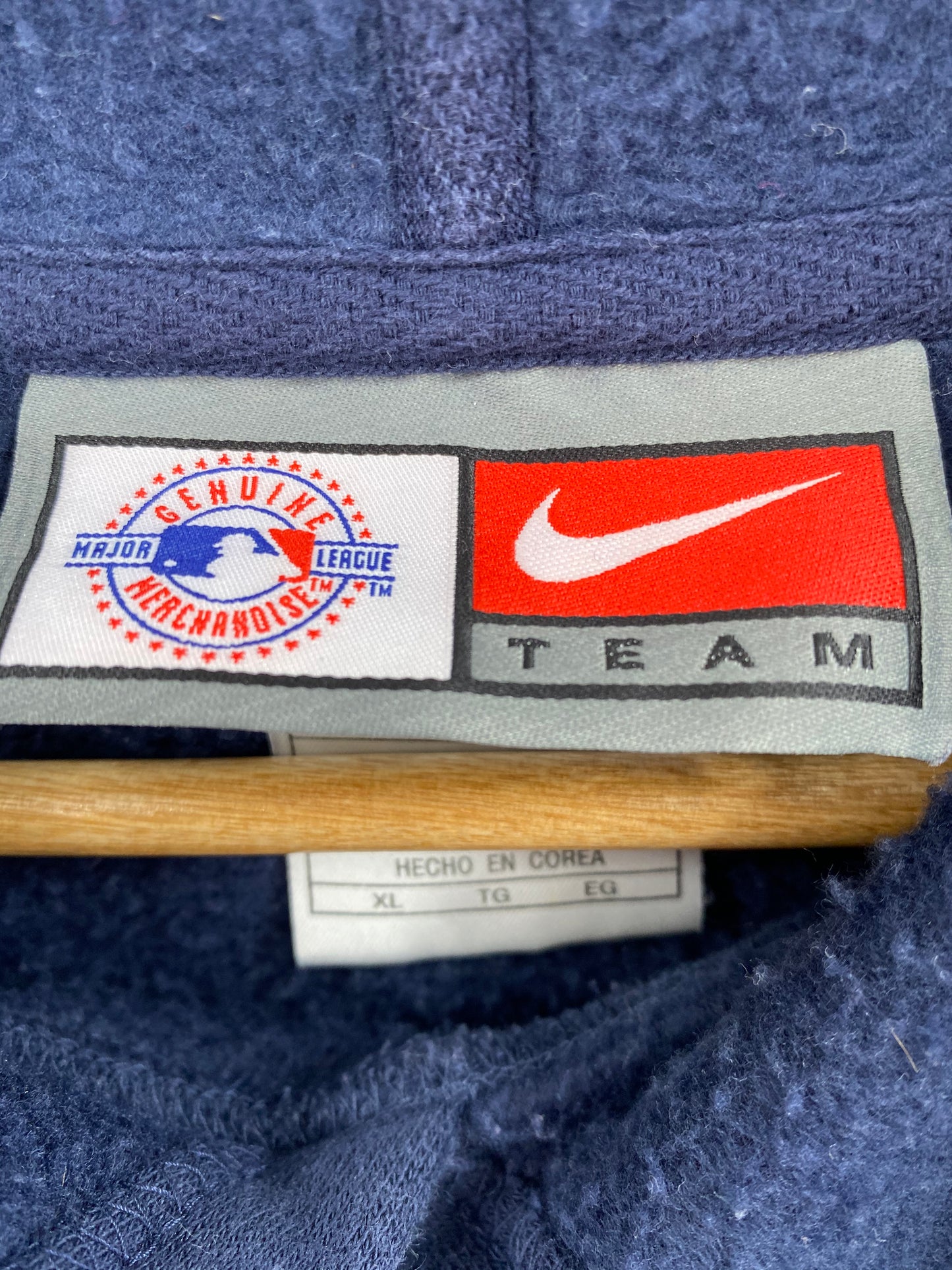 00’ NIKE BOSTON Size XL Vintage MLB Hoodie Sweat-shirt / 7468