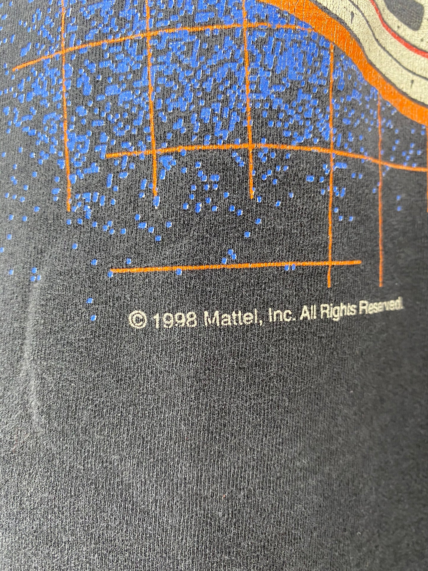 1998 NASCAR PETTY 44 Size L Vintage Racing T-shirt / 8494