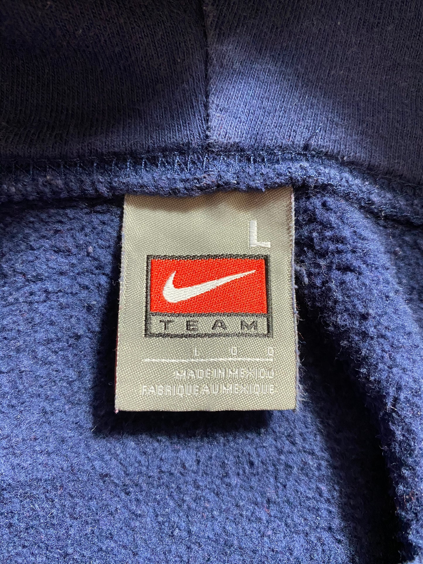 00’ NIKE ILLINOIS Size L Vintage Hoodie Sweat-shirt /9121