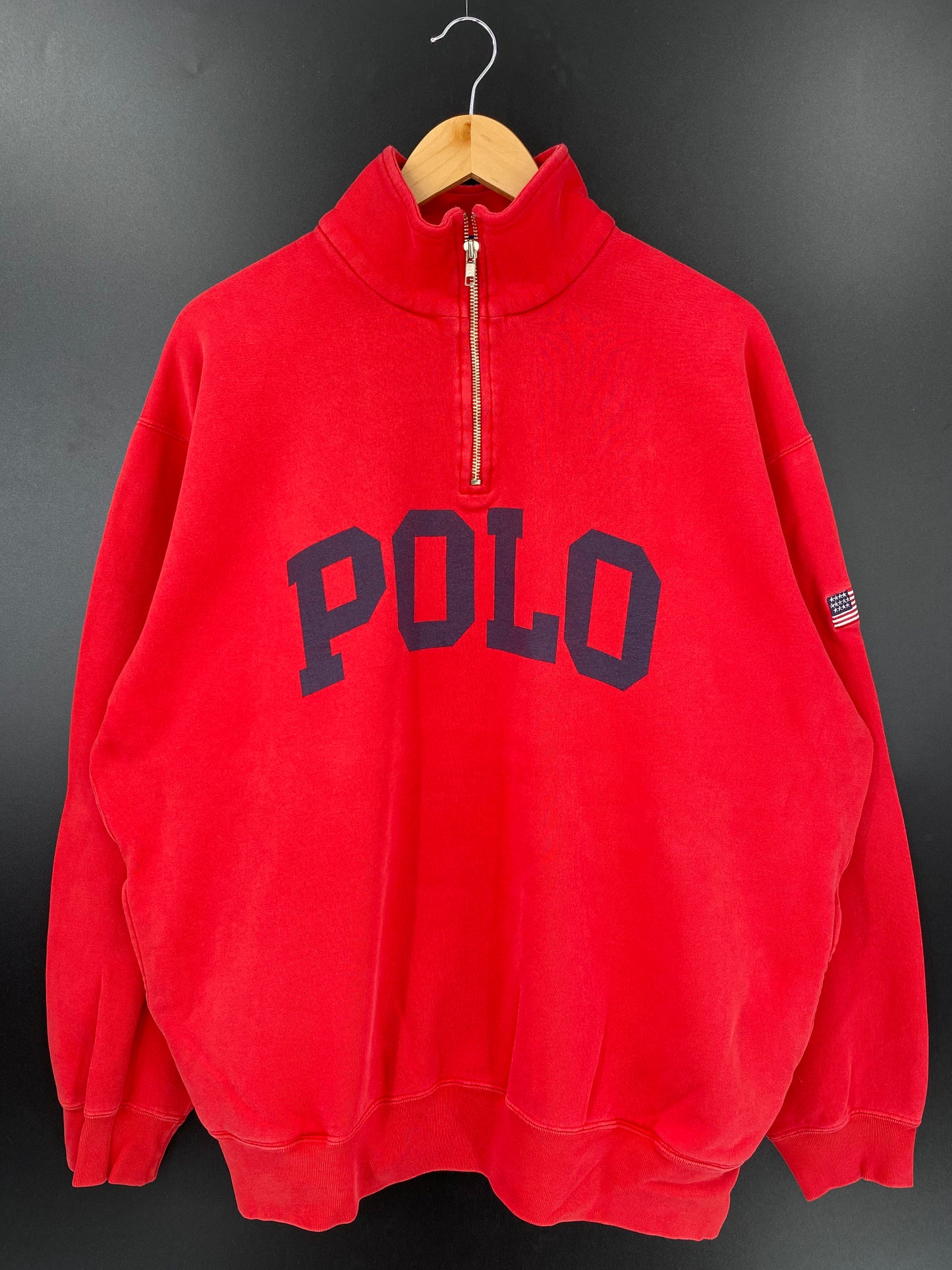 90’s POLO SPORTS RALPH LAUREN Size XL Vintage Half-zip Sweat-Shirts/ K3253