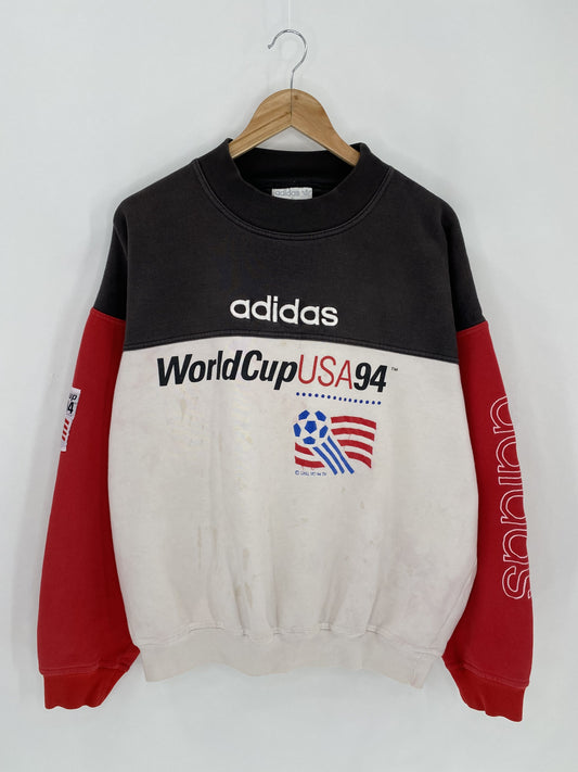 1994 ADIDAS World Cup Size XL Vintage Sweat-shirt / E26