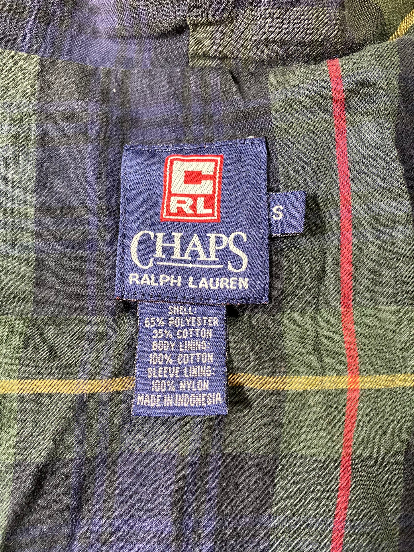Vintage CHAPS RALPH LAUREN Size S Nylon Jacket / 6911