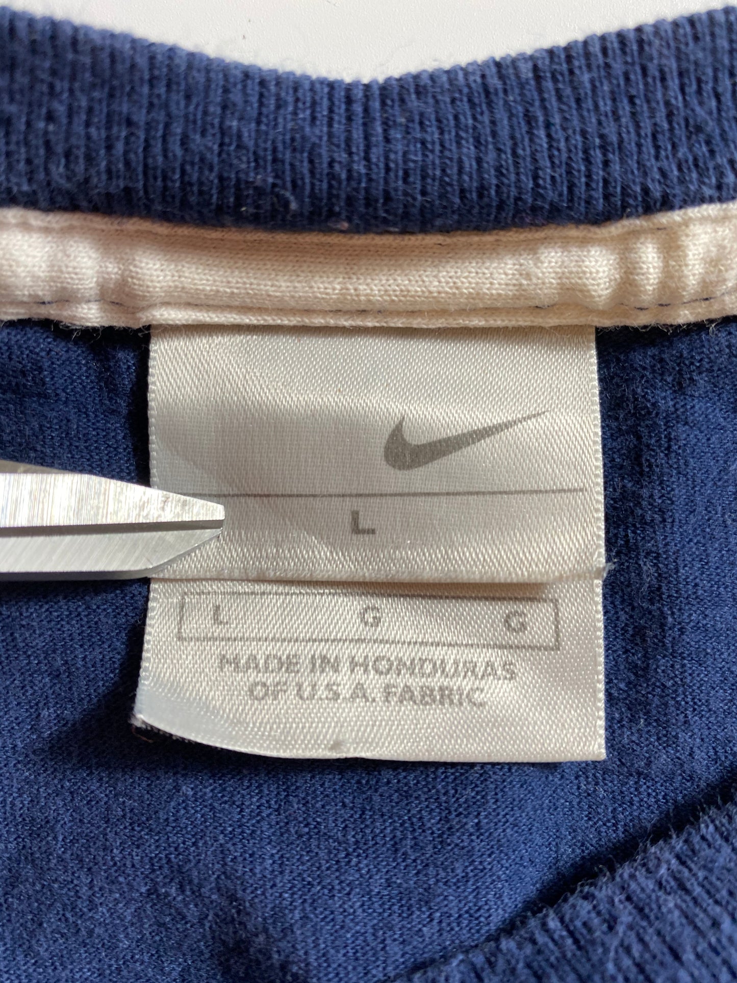 00’ NIKE Mini Swoosh Size L Vintage T-shirt / 7824