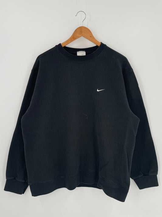 90’s NIKE MINI SWOOSH Size L Vintage Sweat-shirt / K74