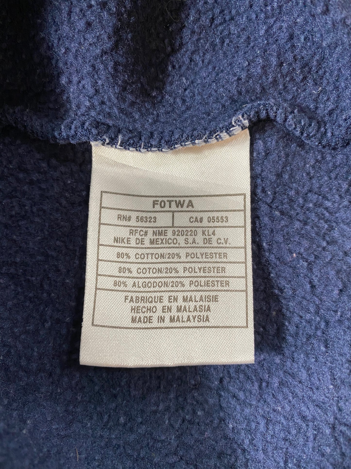 00’ NIKE Size M Vintage Sweat-shirt / 6542