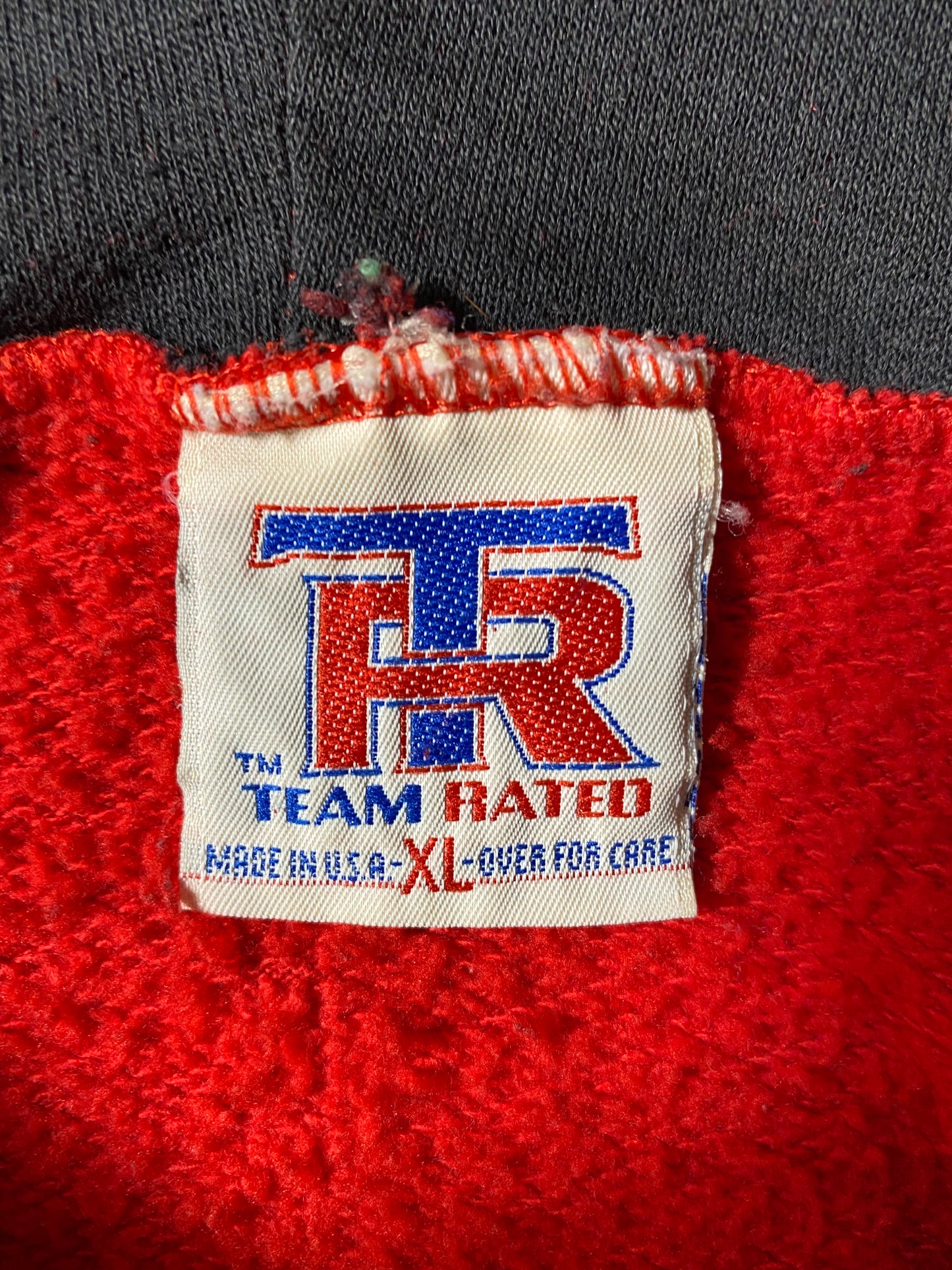 1993 CHICAGO BULLS Made in USA Size XL Vintage NBA Hoodie Sweat-Shirt / K3438