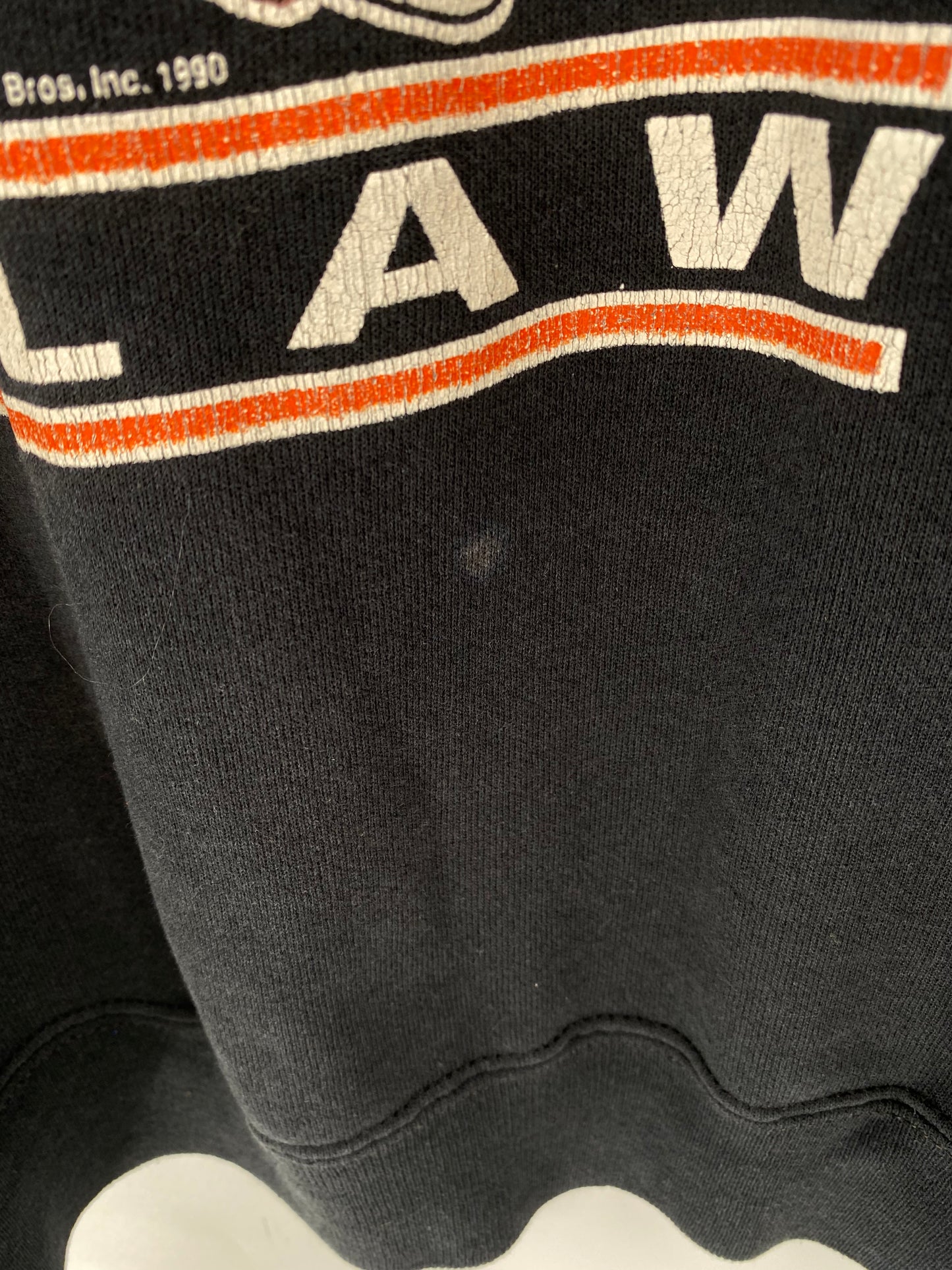 1990’ LOONEY TUNES TAZ x PHILADELPHIA  FLYERS Size No Tag(Approx.XXL) Vintage NHL Sweat-shirt / K2354