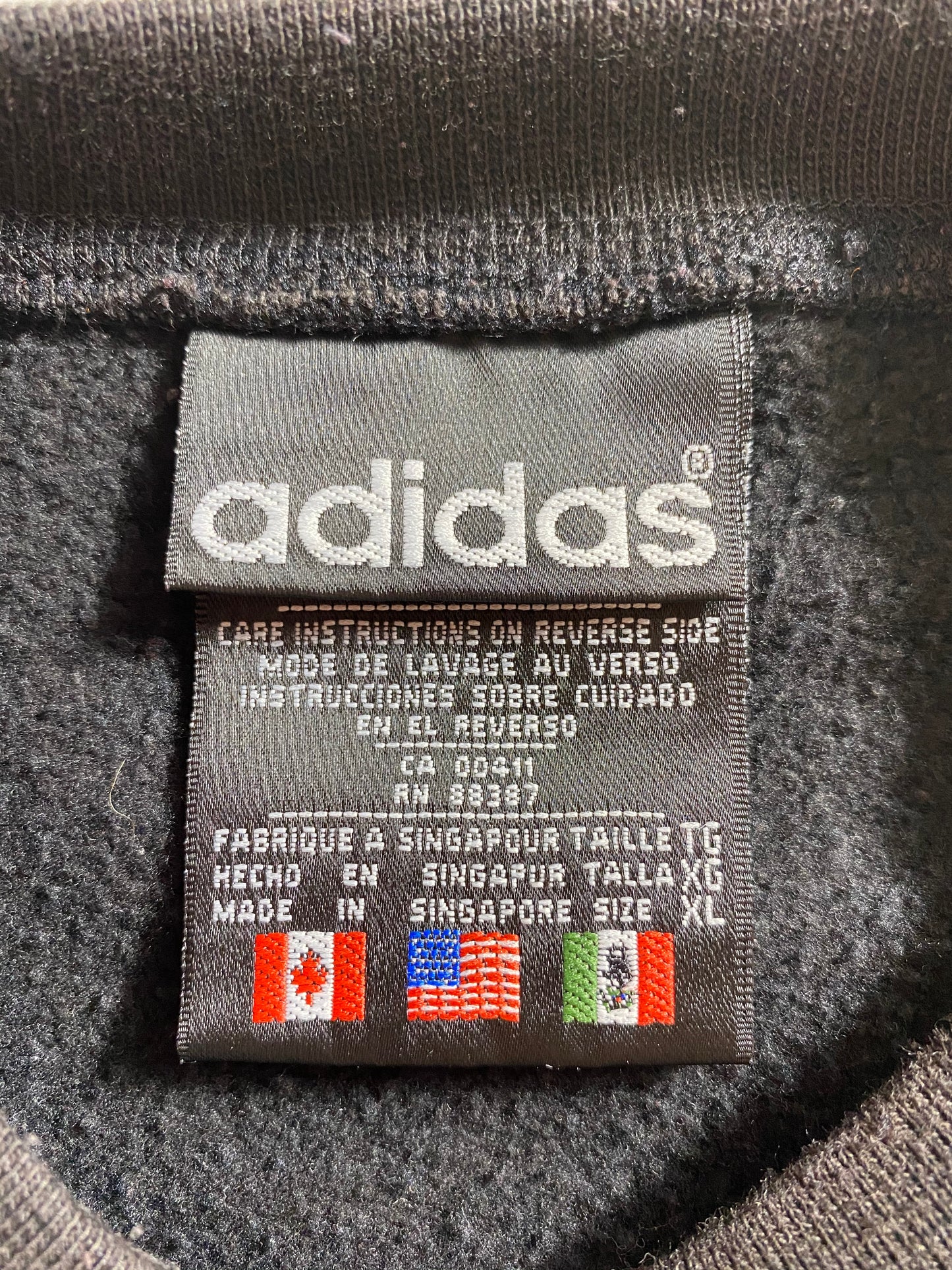 90’s ADIDAS SOCCER Size XL Vintage Sweat-shirt / 8644