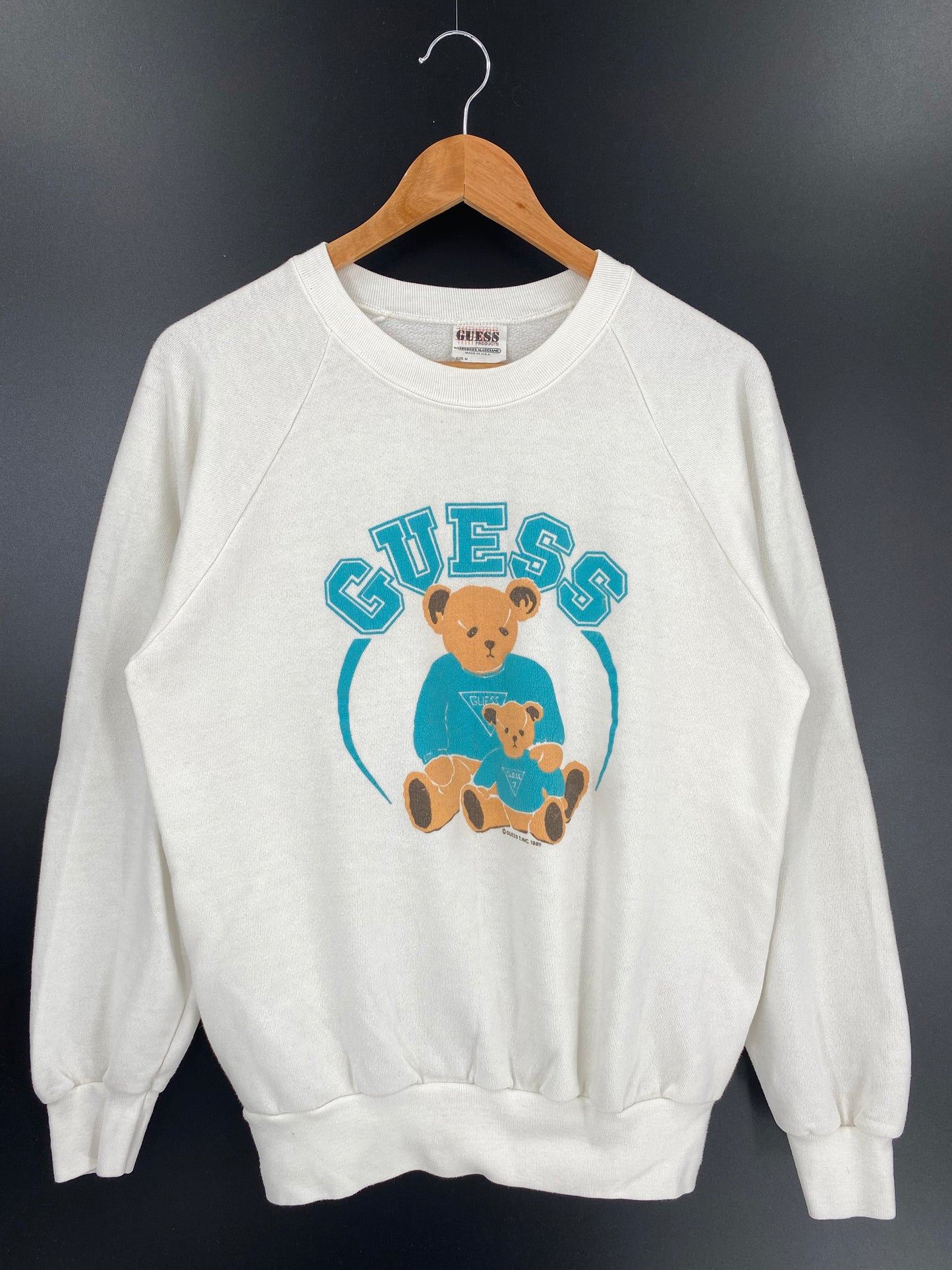 1985 GUESS MADE IN USA Size M Vintage Sweat-Shirt / K702