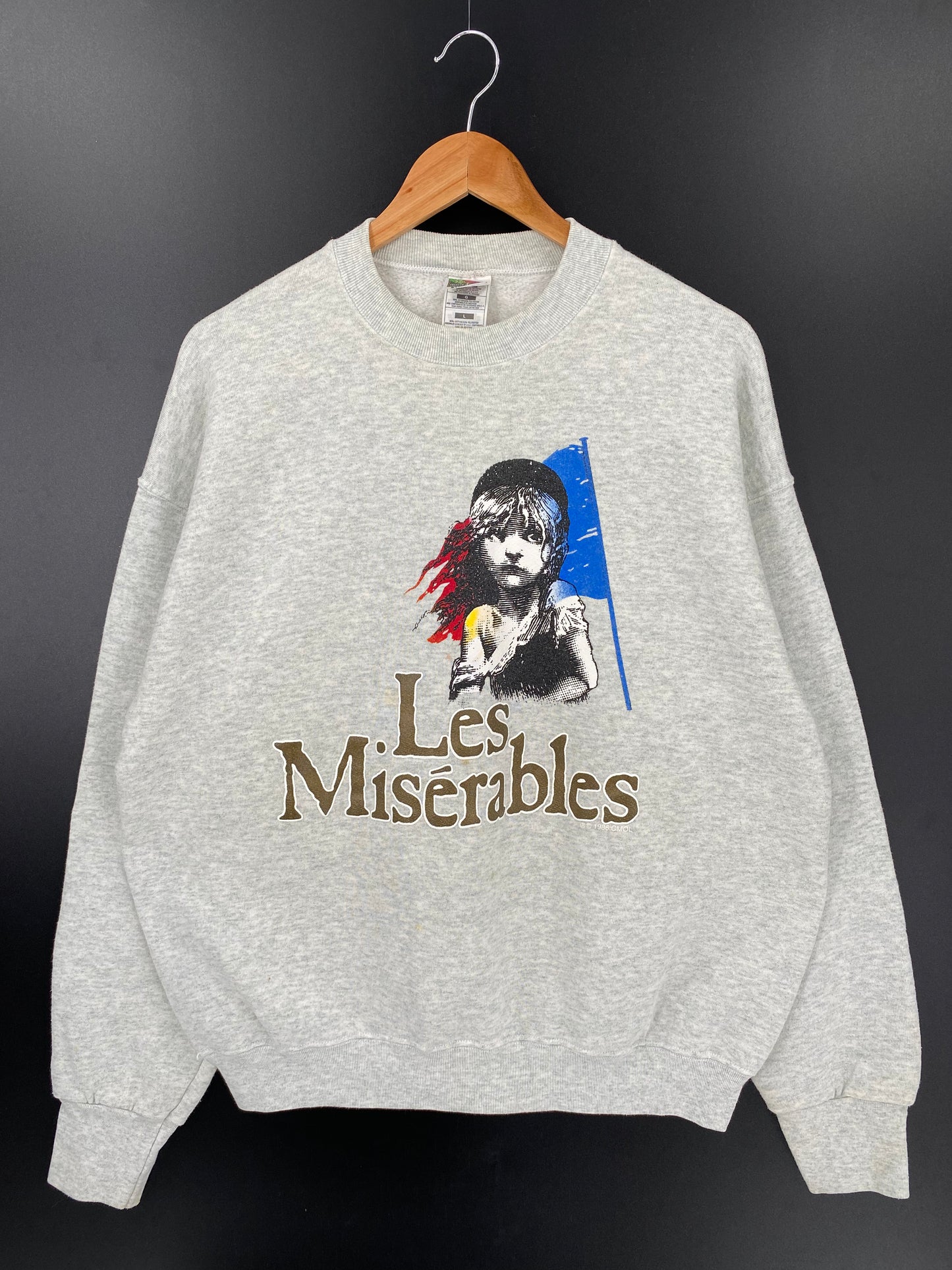 90’s LES MISERABLE Size L Vintage Sweat-shirt / k1831