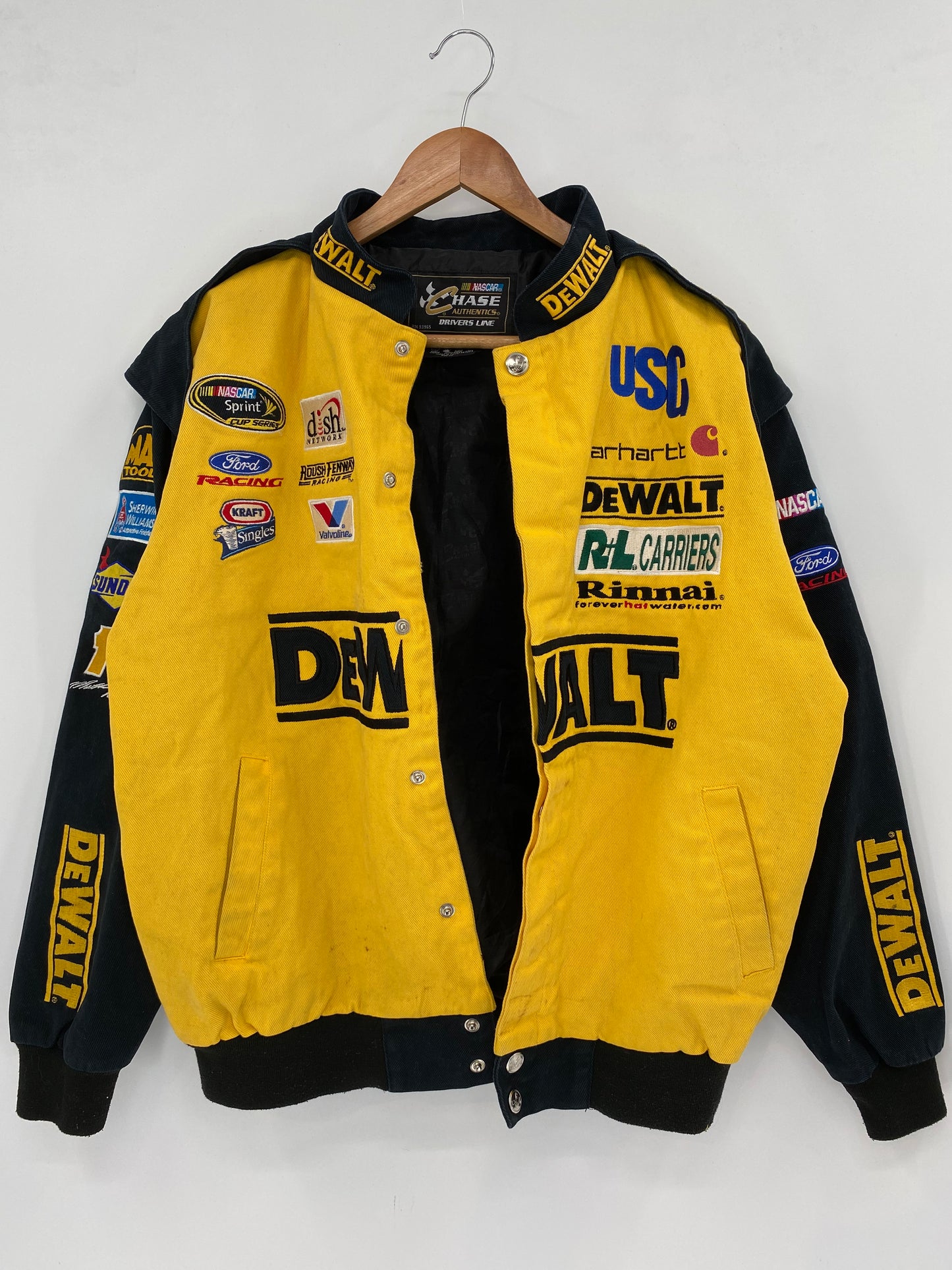Vintage DE WALT x MATT KENSETH NASCAR Size M Vintage Racing Jacket / K3163