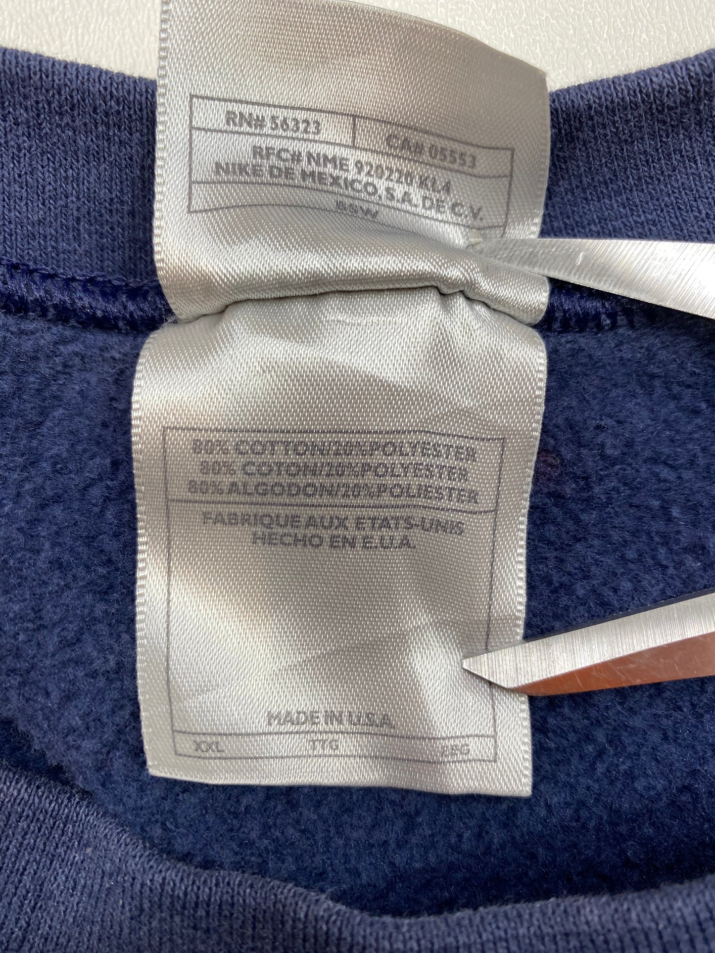 90’s NIKE Mini Swoosh Made in USA Vintage Sweat-Shirt / 5018