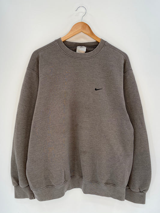 90’s NIKE Mini Swoosh Size L Vintage Sweat-shirt / 9008