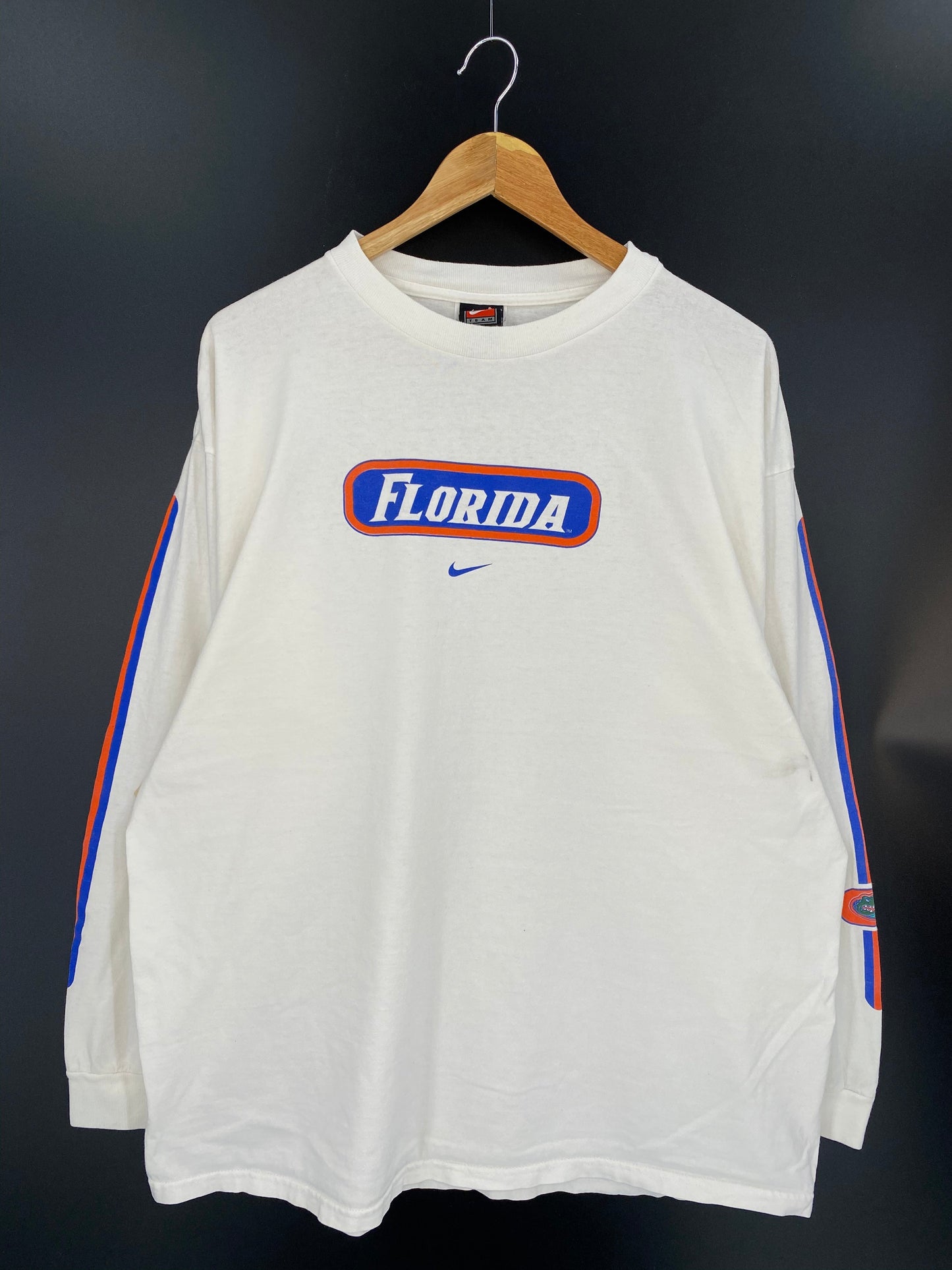 90’s NIKE FLORIDA Size XL Vintage College Long Sleeve T-Shirt / A9488