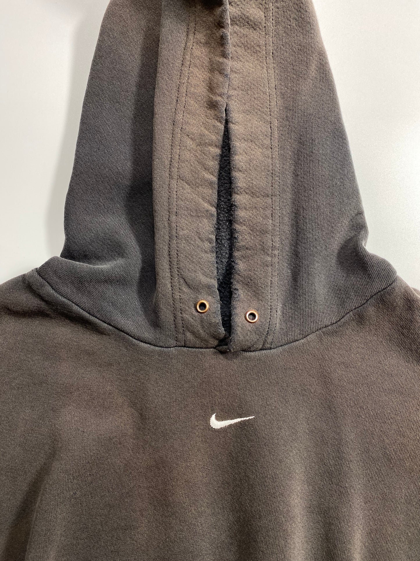 90’s NIKE Center Swoosh Faded Size XL Vintage Hoodie Sweat-shirt / 6763