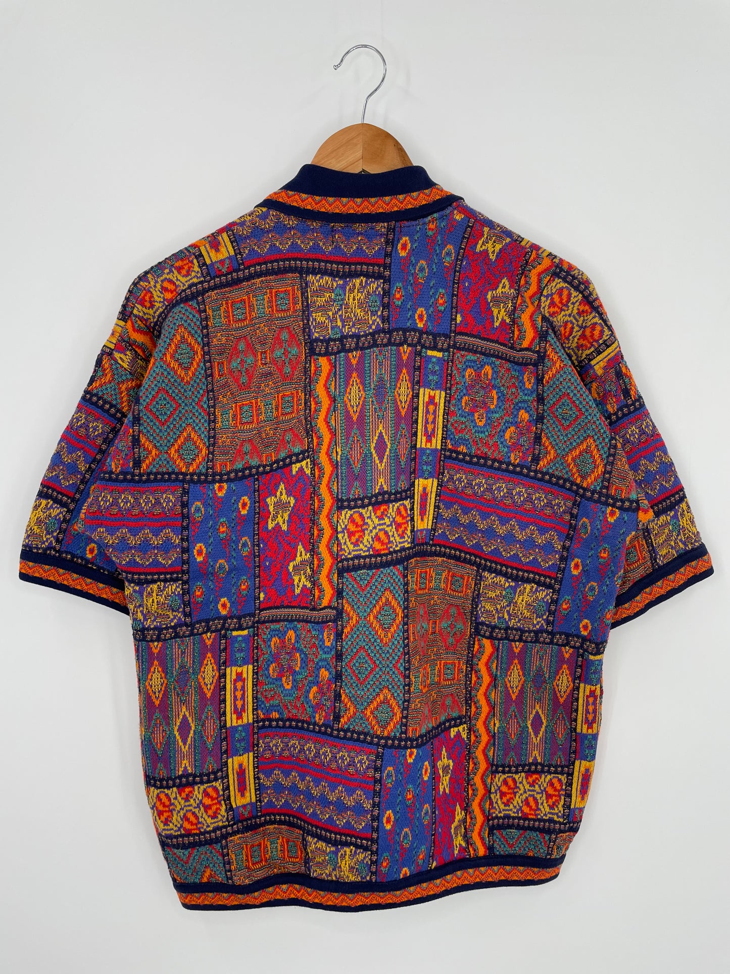 Vintage 3D COOGI- Style Size L Wool Knit Sweater / K1000
