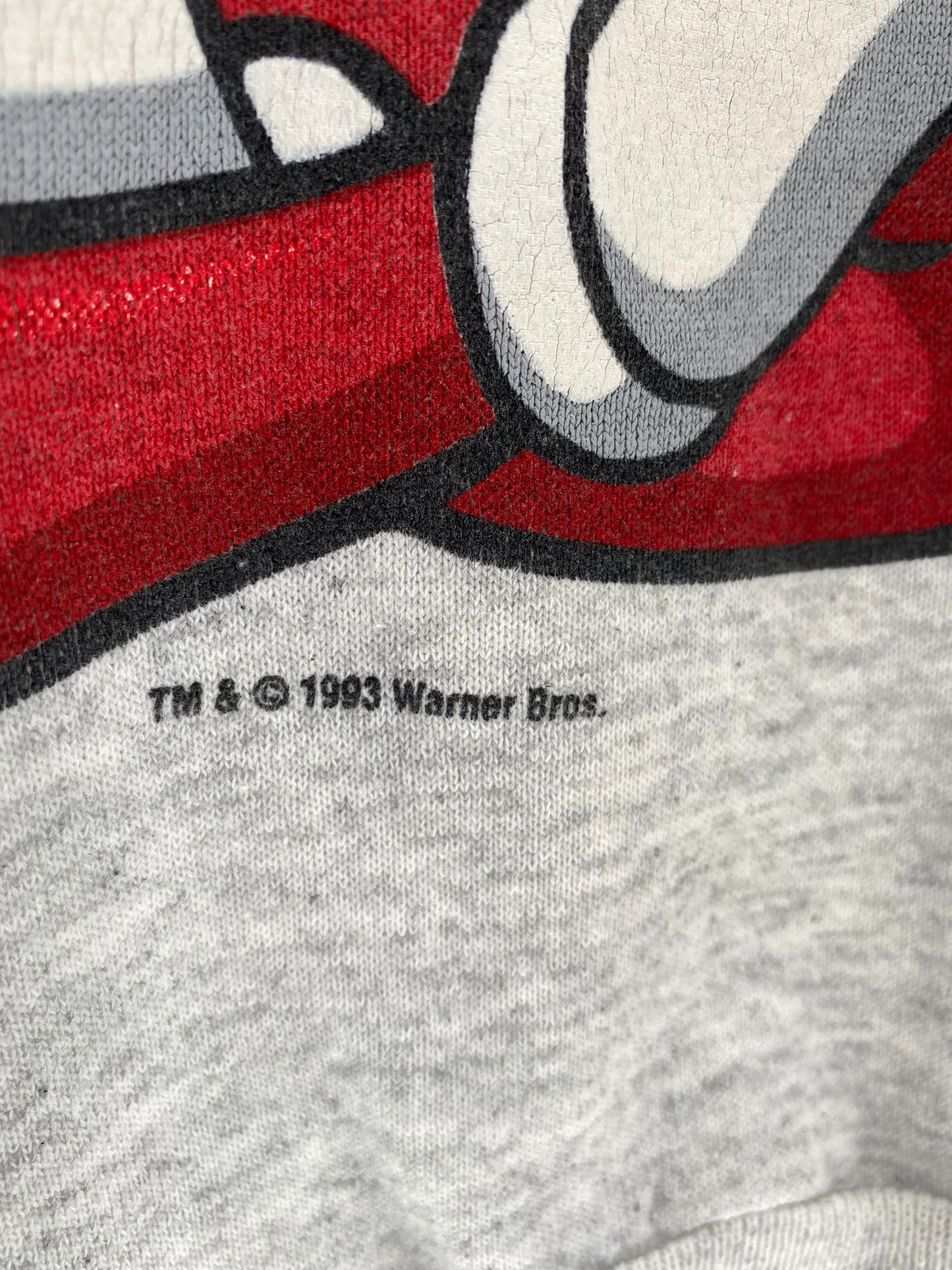 1993 LOONEY TUNES MARTIN Made in USA Size XL Vintage Sweat-Shirt  / K1281