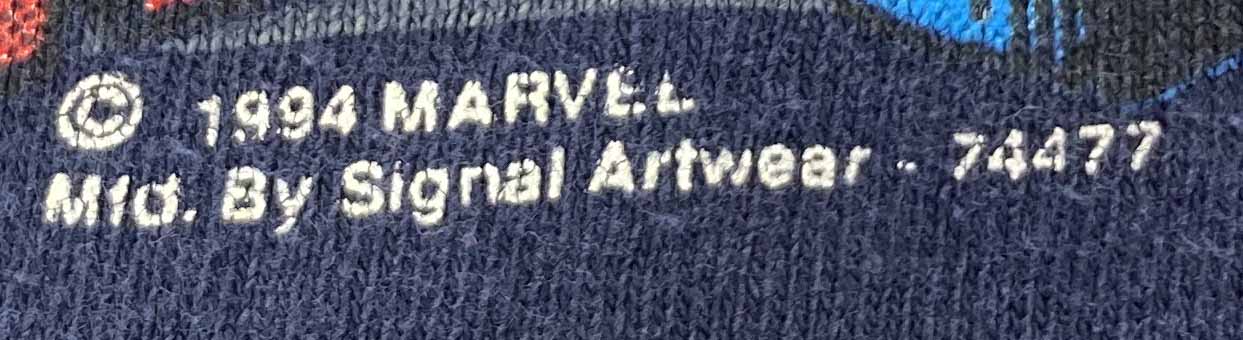 90's X-Men Marvel Made in USA Vintage T-Shirts / 3082