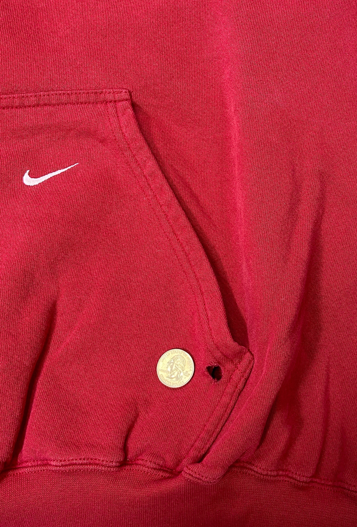 90's Nike Center Logo Vintage Hoodie Sweat-Shirt / 3086