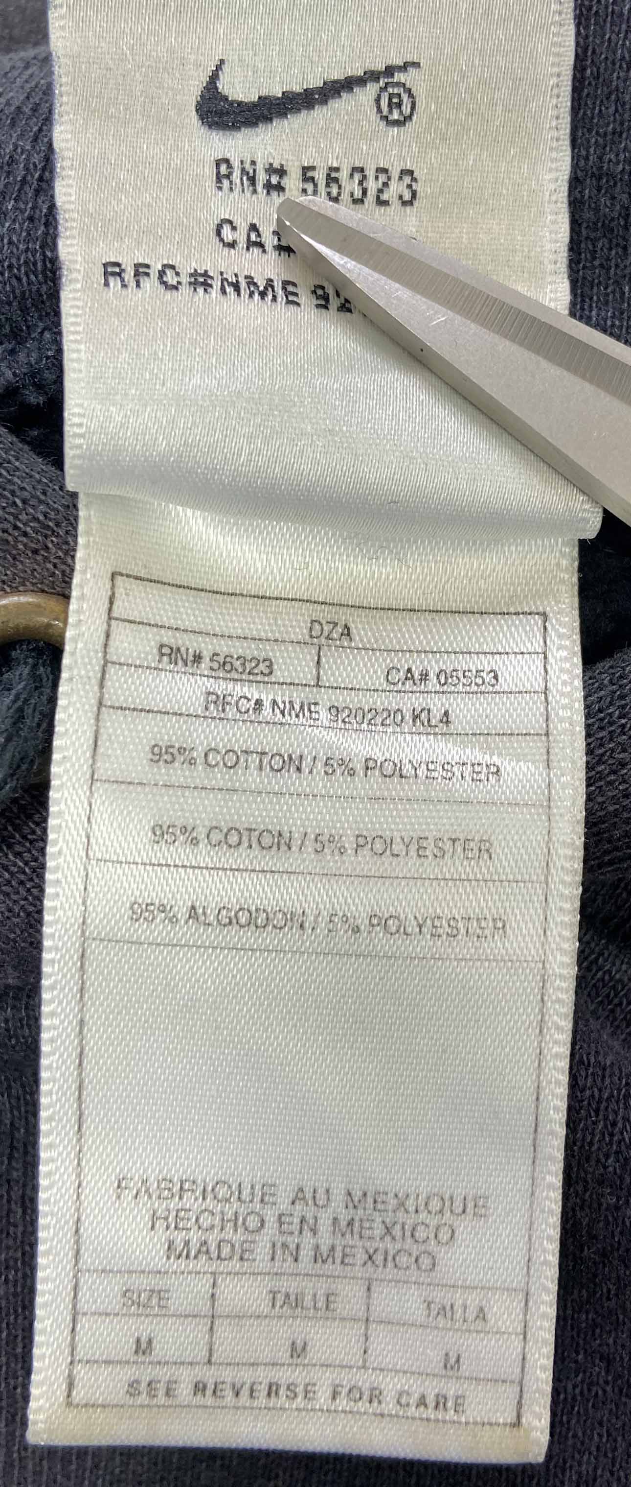 90's Nike Mini Swoosh Vintage Hoodie Sweat-Shirt / 3127