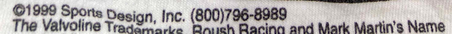 1999' Mark Martin Made in USA NASCAR Vintage Racing T-Shirt / 3133