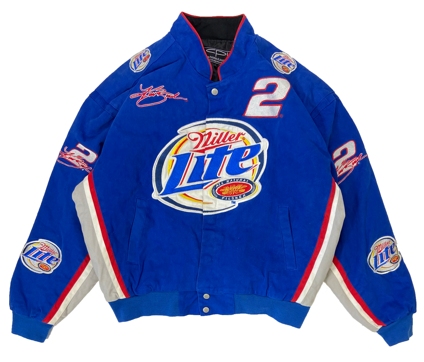 Vintage Miller Lite Padded Racing Jacket / 3139