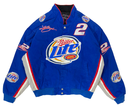 Vintage Miller Lite Padded Racing Jacket / 3139