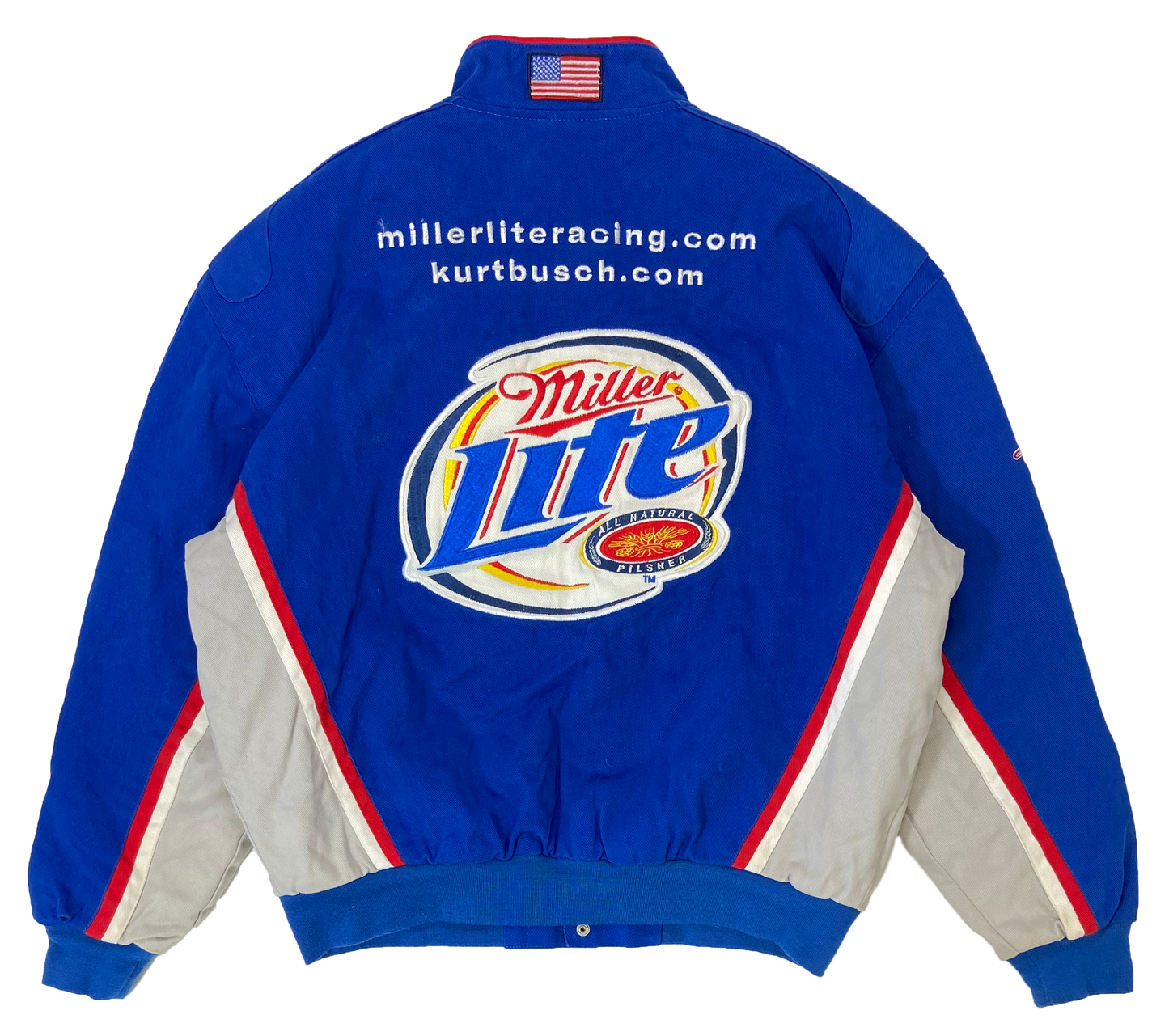 Vintage Miller Lite Padded Racing Jacket / 3139