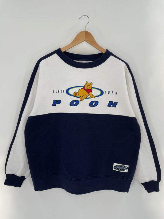 00’ DISNEY WINNIE THE POOH Size M Vintage Sweat-shirt / A4383