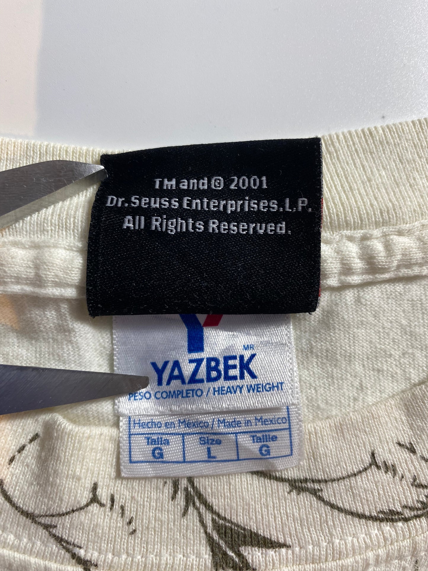 2001 DR. SEUSS Size L Vintage T-Shirt / E6132T