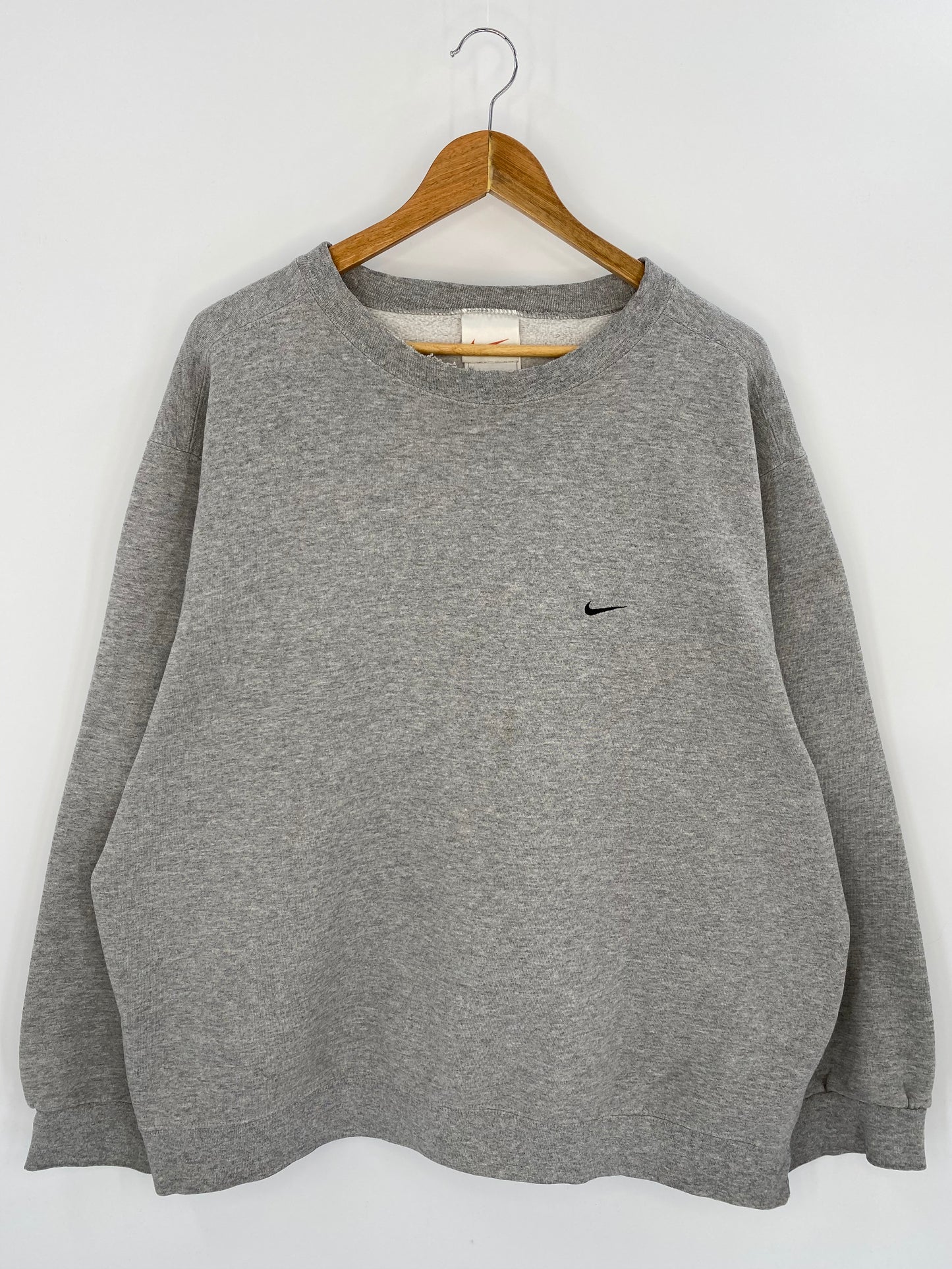 90’s NIKE Mini Swoosh Size XL Vintage Sweat-shirt / 7600